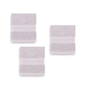 3 new LILAC Wamsutta® Icon 100% PimaCott Cotton 13x13 inch WASHCLOTHs